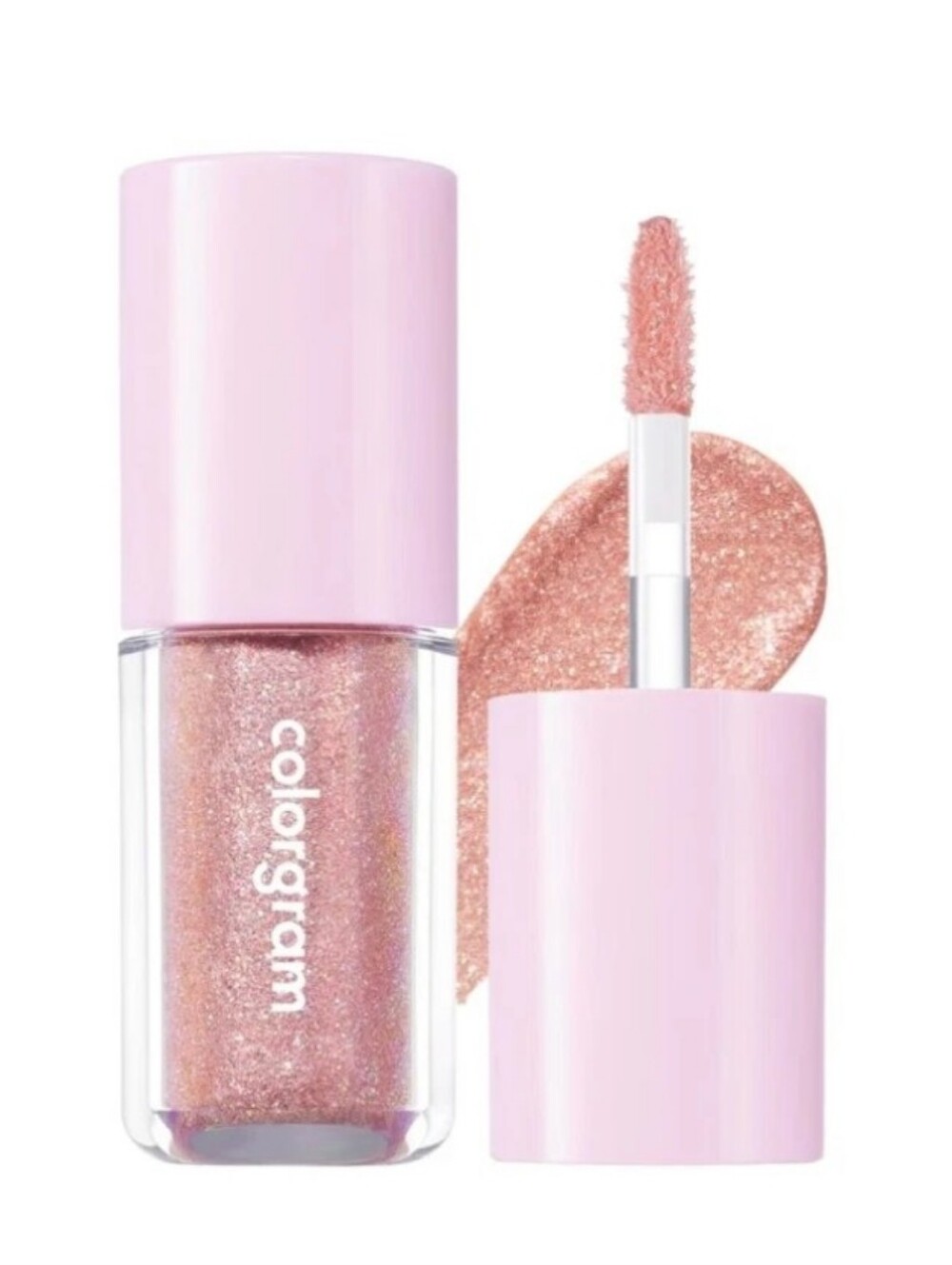Colorgram Milk Bling Liquid Glitter Eyeshadow - Spring Pink Ending